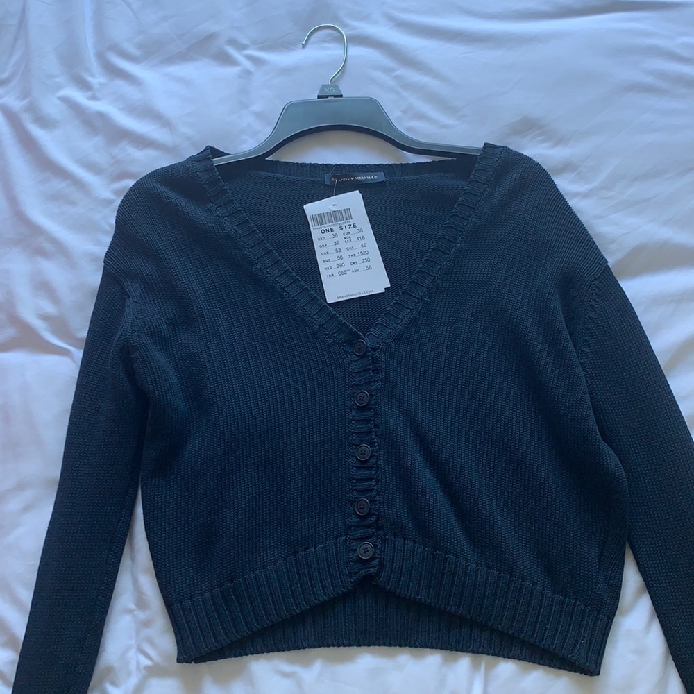 brandy melville navy sweater!